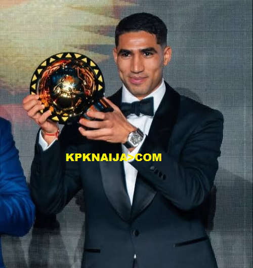 Achraf Hakimi Crowned 2025 CAF Player of the Year: PSG and Morocco Star Ascends to African Football's Pinnacle
