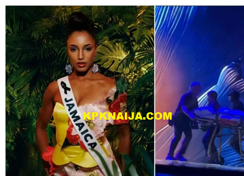 BREAKING: Miss Jamaica, Dr. Gabrielle Henry, Rushed to Hospital After Dramatic Stage Fall at Miss Universe