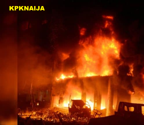 Massive Inferno Destroys Popular Alaba Market in Lagos: Traders Suffer Millions in Losses