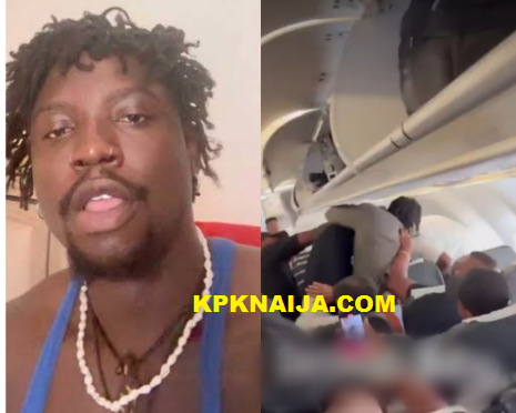 Nigerian Comedian Mr. Jollof and Critic VeryDarkMan Clash Mid-Flight! Details of the Viral Altercation